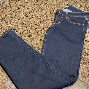 Hollister Dark Denim Straight Leg Jeans